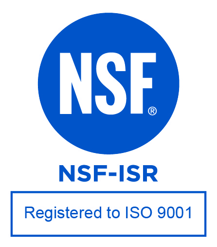 NSF-ISR Registered to ISO 9001